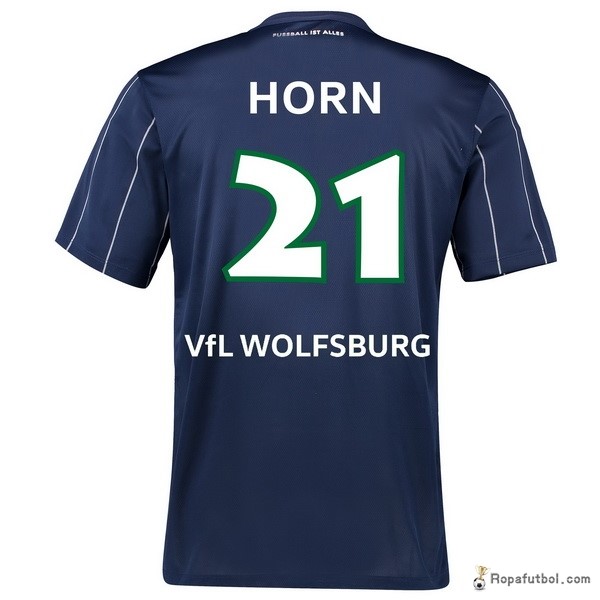 Camiseta VfL Wolfsburgo Replica Tercera Ropa Horn 2016/17 Azul